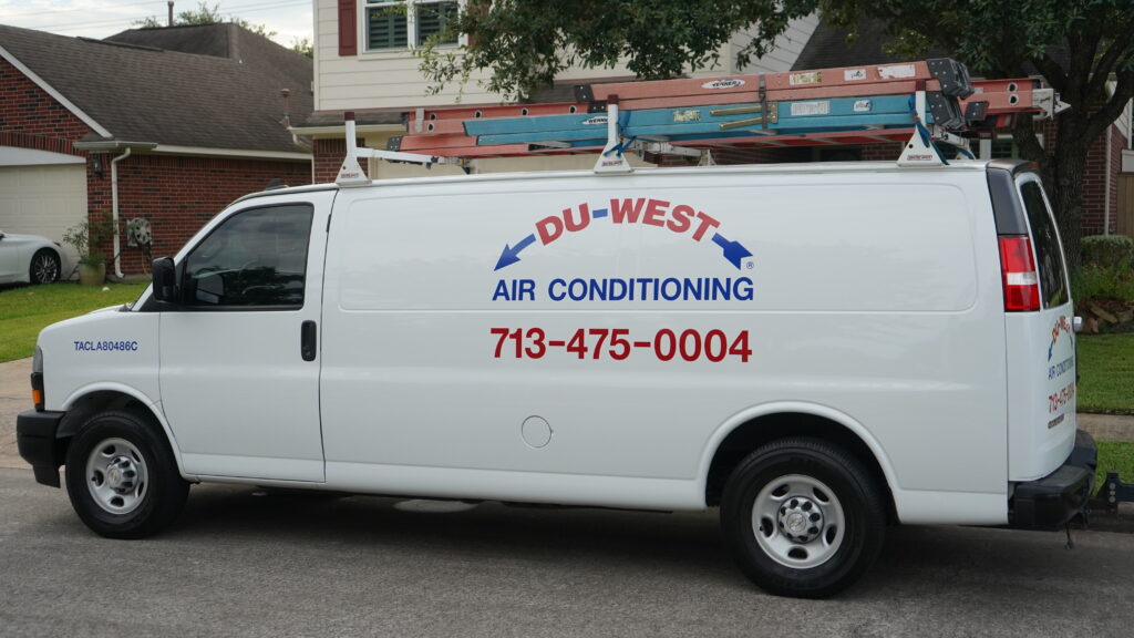Du-West helping with customer's HVAC system